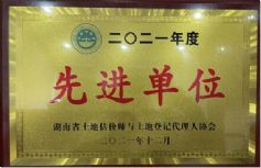湖南省土地估價師與土地登記代理人協(xié)會2021年度“先進單位”